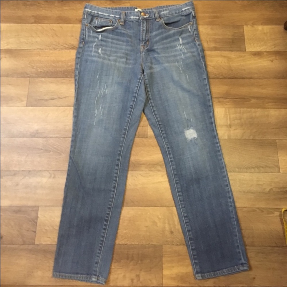 J Crew size32 skinny jeans 28 inseam darling EUC